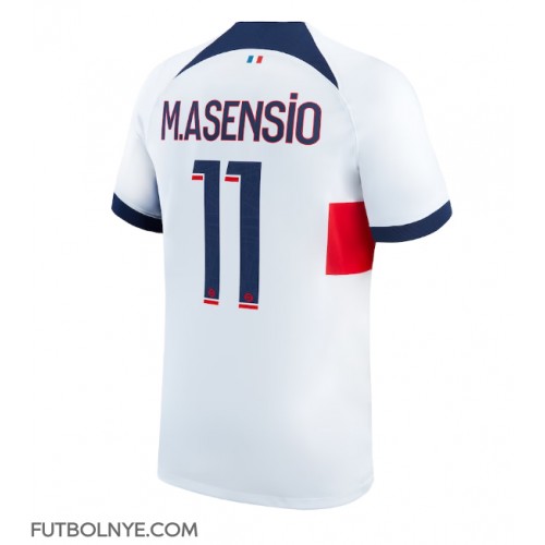 Camiseta Paris Saint-Germain Marco Asensio #11 Visitante Equipación 2023-24 manga corta